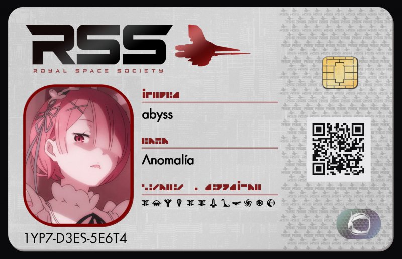 Tarjeta de identificación de abyss