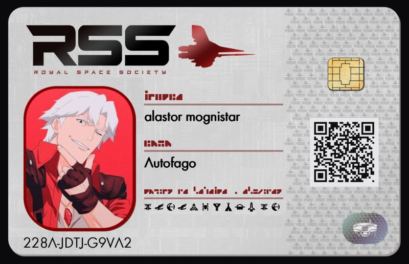 Tarjeta de alastor mognistar