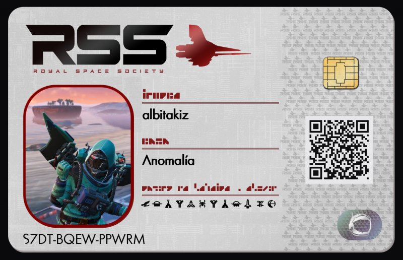 Tarjeta de identificación de albitakiz