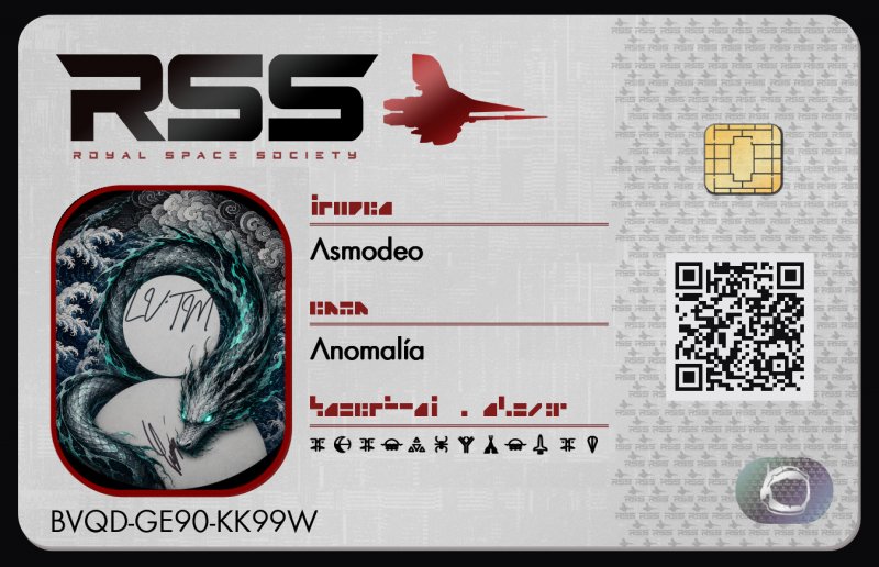 Tarjeta de identificación de Asmodeo