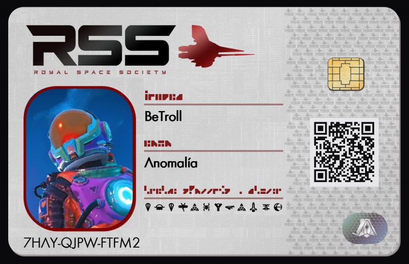 Tarjeta de identificación de BeTroll