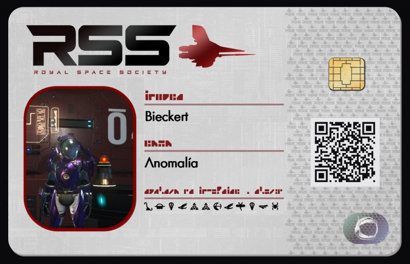 Tarjeta de identificación de Bieckert