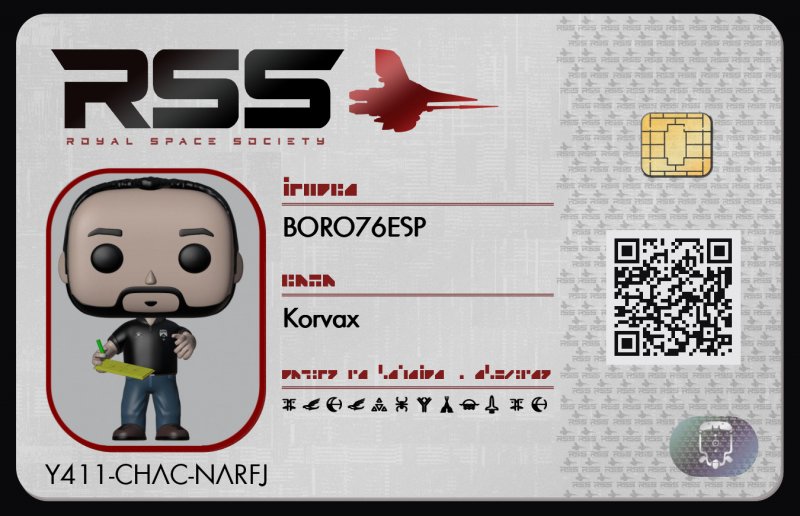 Tarjeta de identificación de BORO76ESP