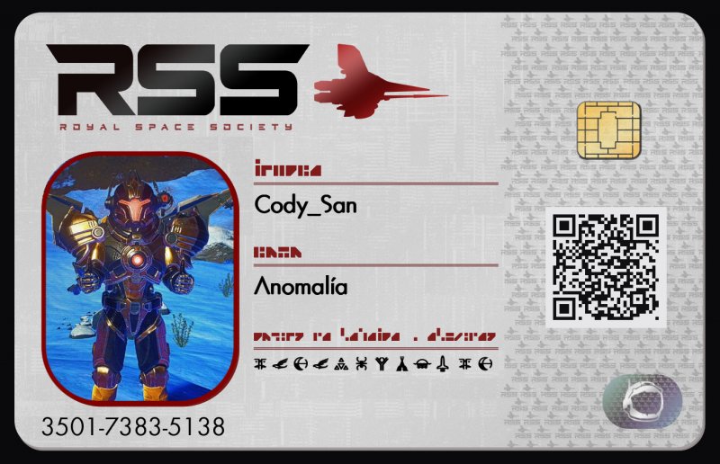 Tarjeta de identificación de Cody_San