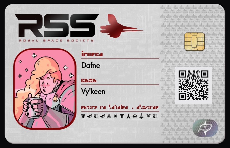Tarjeta de Dafne
