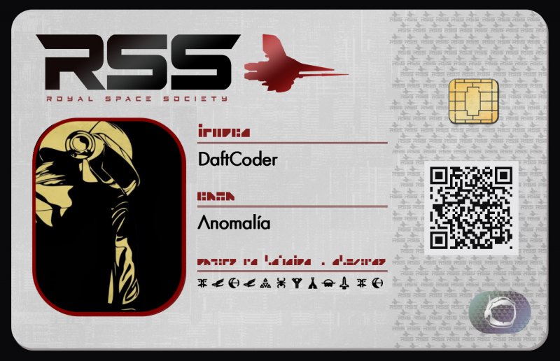 Tarjeta de identificación de DaftCoder