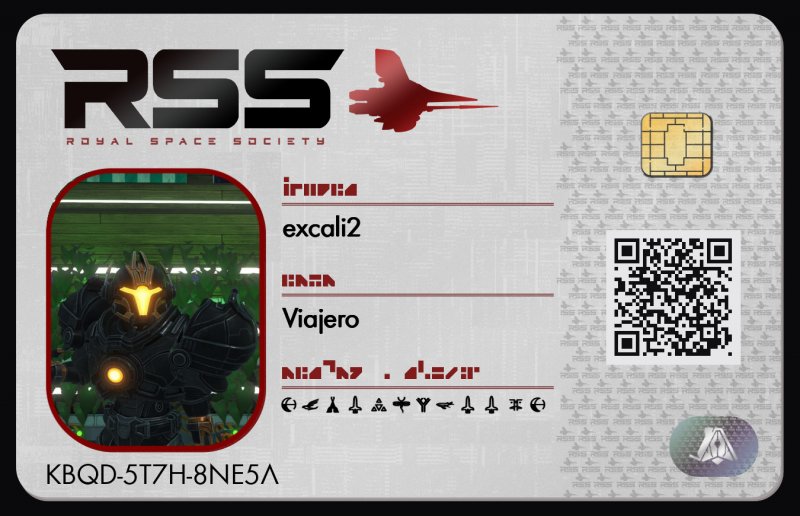 Tarjeta de identificación de excali2