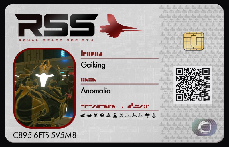 Tarjeta de identificación de Gaiking