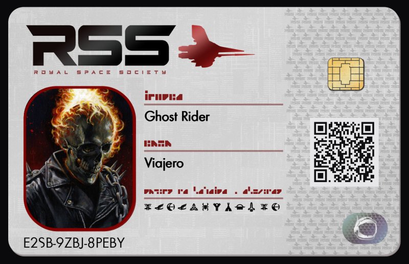 Tarjeta de Ghost Rider