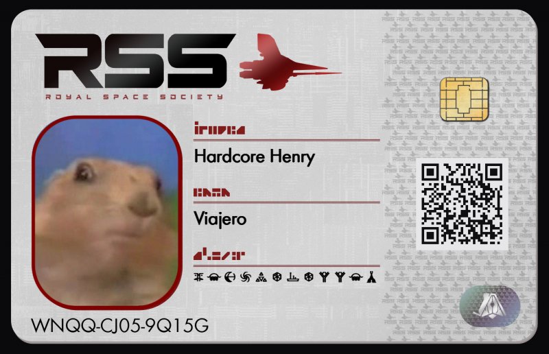 Tarjeta de identificación de Hardcore Henry