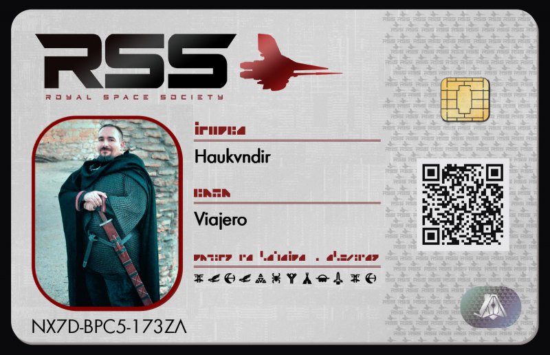Tarjeta de identificación de Haukvndir