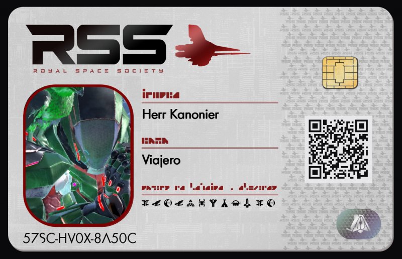 Tarjeta de identificación de Herr Kanonier