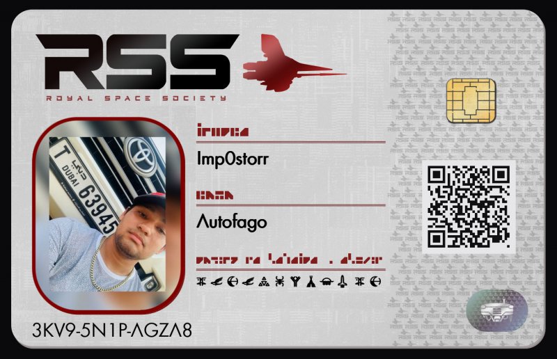 Tarjeta de identificación de Imp0storr