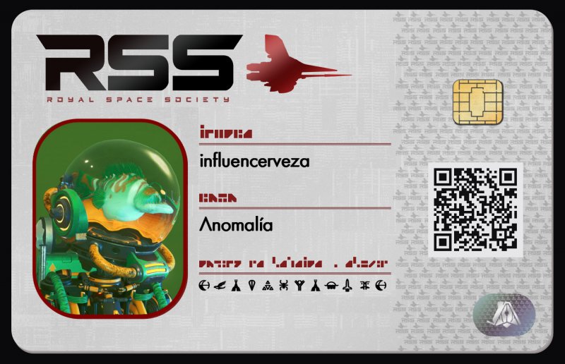 Tarjeta de influencerveza
