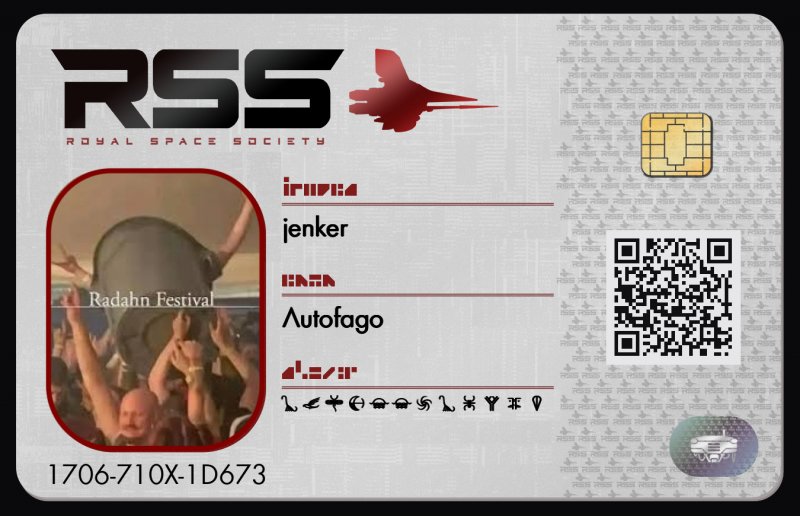 Tarjeta de identificación de jenker