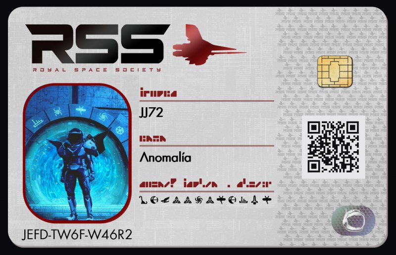 Tarjeta de identificación de JJ72