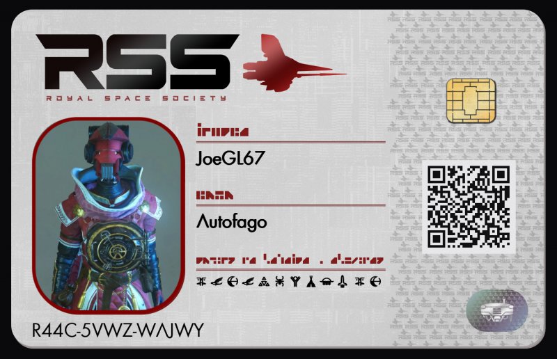 Tarjeta de identificación de JoeGL67