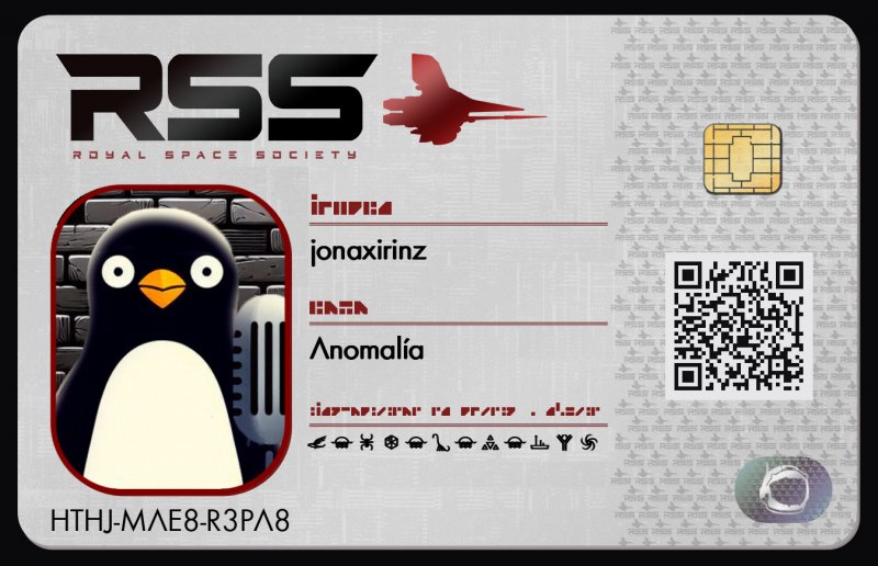 Tarjeta de identificación de jonaxirinz