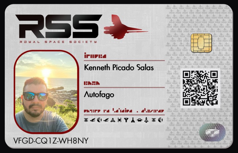 Tarjeta de Kenneth Picado Salas