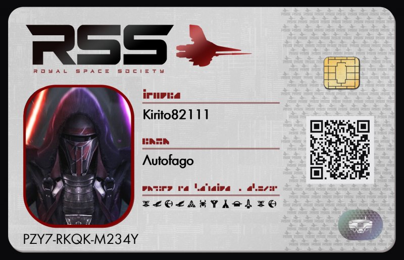 Tarjeta de identificación de Kirito82111