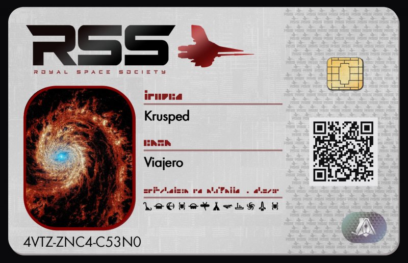 Tarjeta de identificación de Krusped