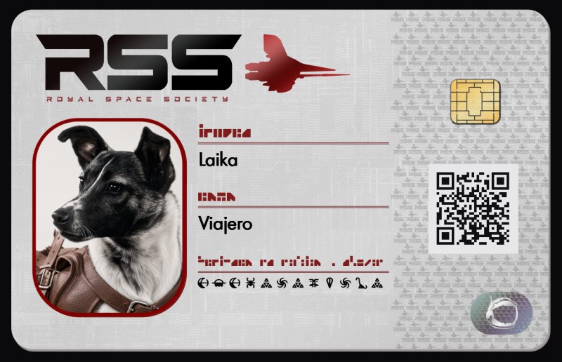 Tarjeta de Laika