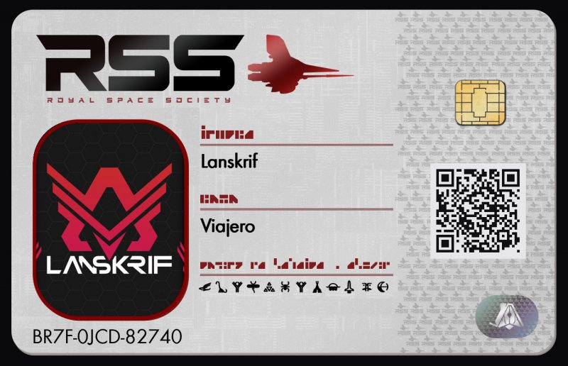 Tarjeta de identificación de Lanskrif