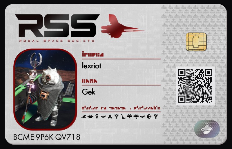 Tarjeta de identificación de lexriot