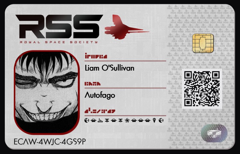 Tarjeta de Liam O'Sullivan