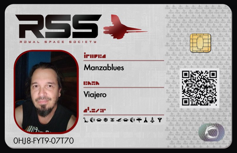 Tarjeta de identificación de Manzablues