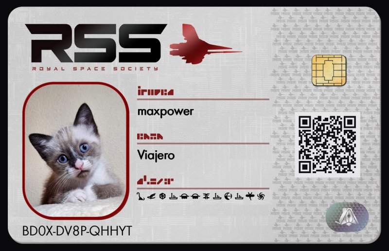 Tarjeta de identificación de maxpower