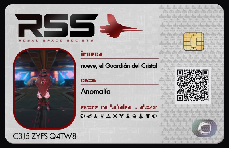Tarjeta de identificación de nueve, el Guardián del Cristal