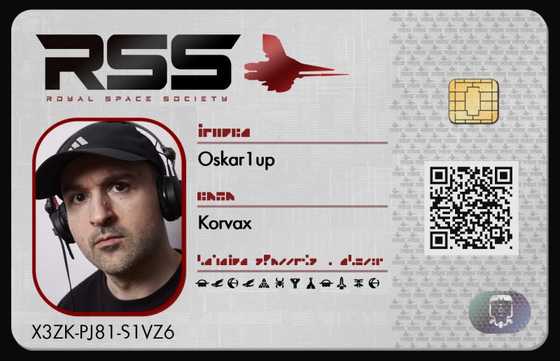 Tarjeta de identificación de Oskar1up