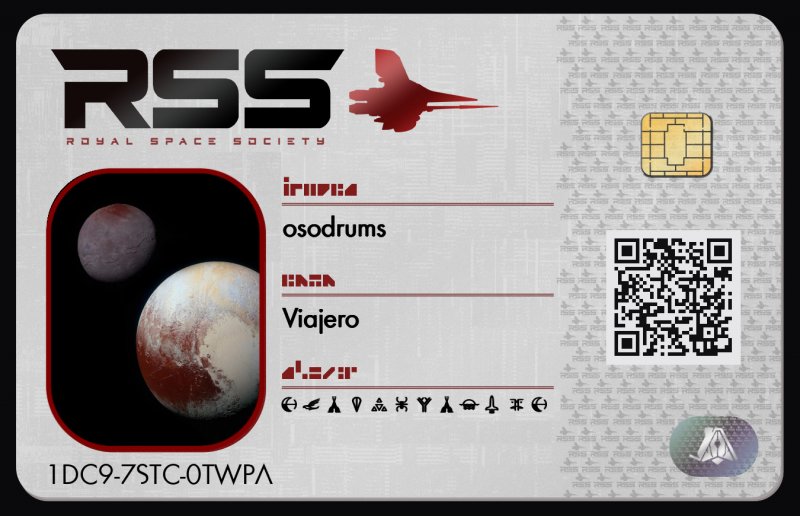 Tarjeta de identificación de osodrums