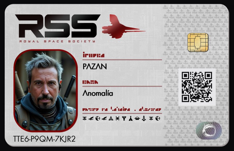 Tarjeta de identificación de PAZAN