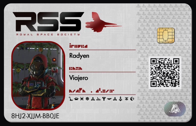 Tarjeta de identificación de Radyen