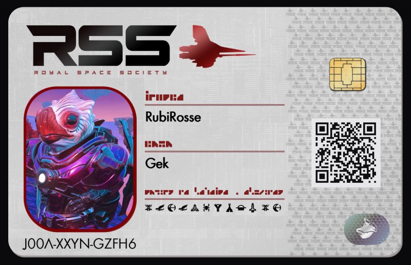 Tarjeta de identificación de RubiRosse