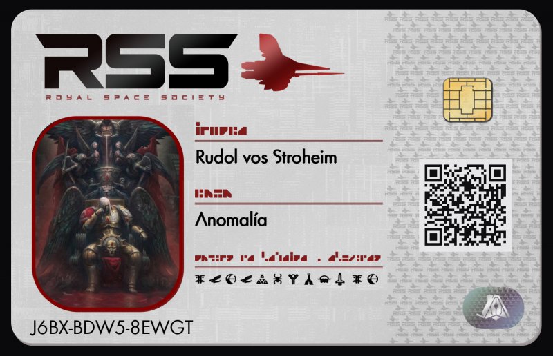 Tarjeta de Rudol vos Stroheim