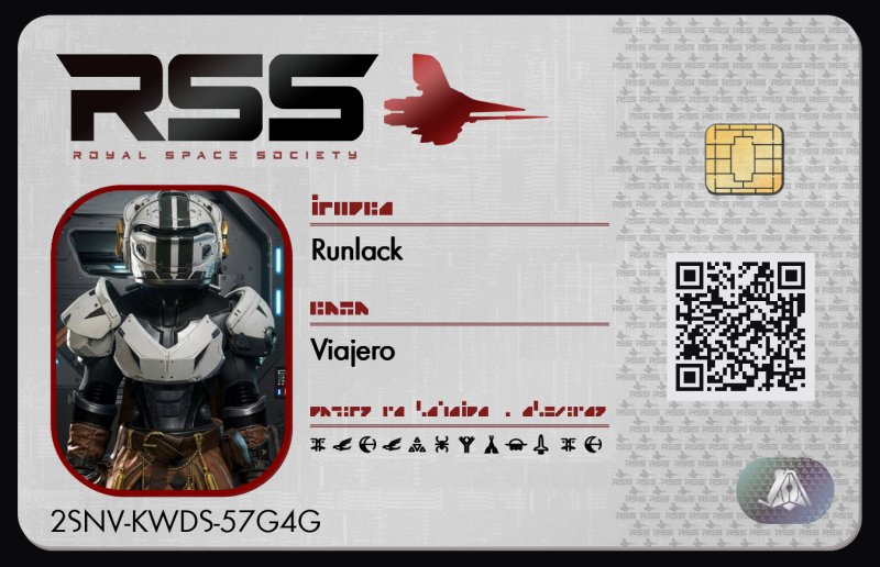 Tarjeta de identificación de Runlack