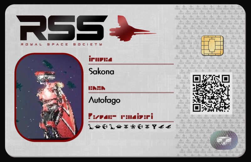 Tarjeta de identificación de Sakona