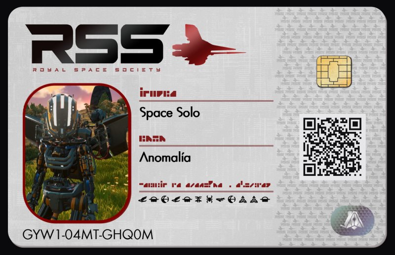 Tarjeta de Space Solo