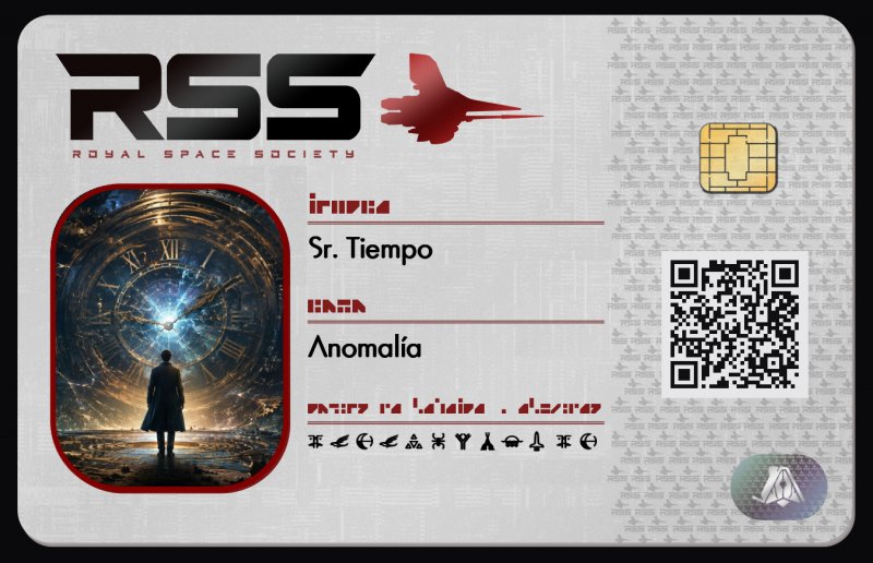 Tarjeta de Sr. Tiempo