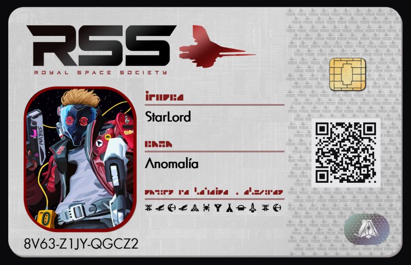 Tarjeta de StarLord