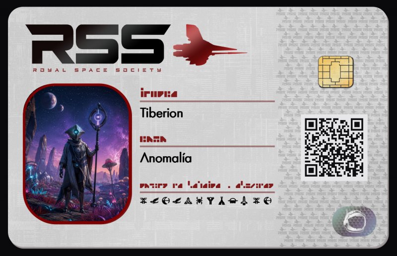 Tarjeta de identificación de Tiberion