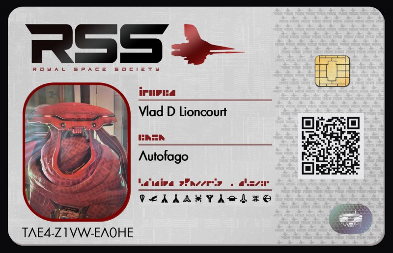Tarjeta de identificación de Vlad D Lioncourt