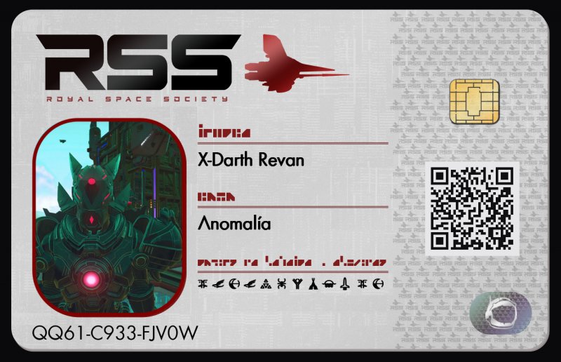 Tarjeta de identificación de X-Darth Revan