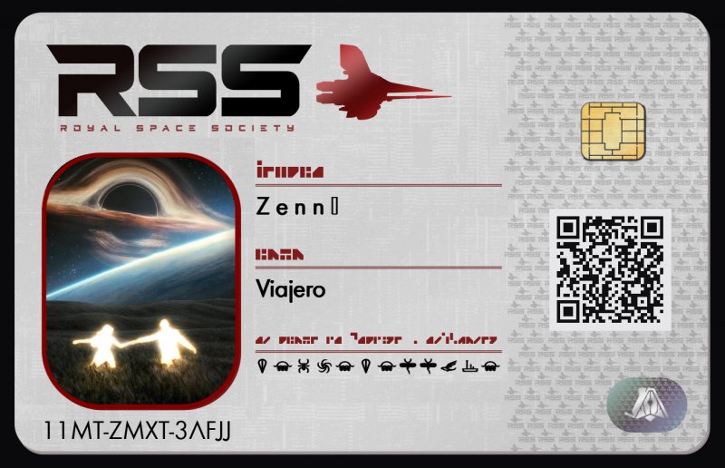 Tarjeta de identificación de Z e n n ツ